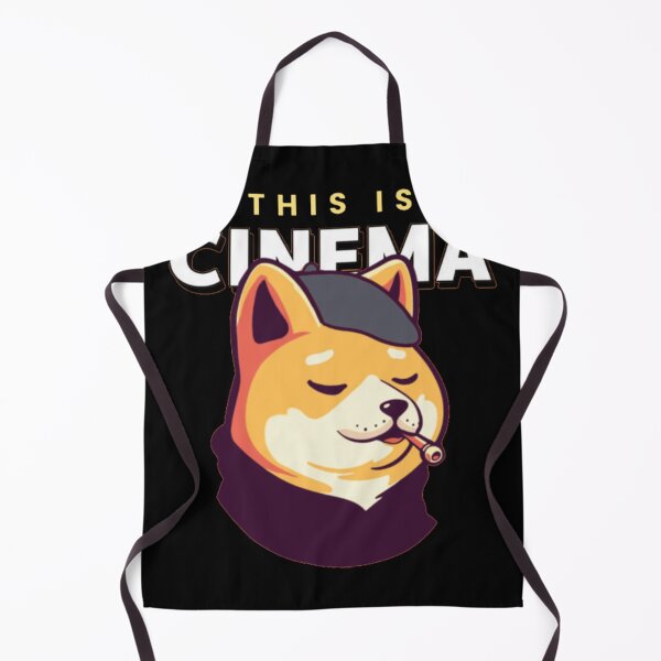 Item preview, This Is Cinema Funny Shiba Inu Film Director Meme designed and sold by GenZFashion000.
