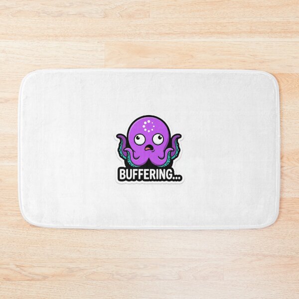 Item preview, Buffering Octopus Sticker Octopus designed and sold by luiz1213.