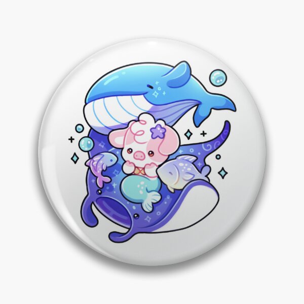 Item preview, Manta Ray Lover Cute Mermaid Cow Ocean Art designed and sold by mokopuniarts.