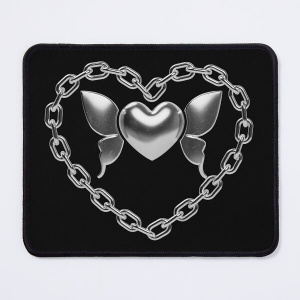 Item preview, Chrome Heart Butterfly Wings | Y2K Chain Aesthetic designed and sold by Rawafi Art Studio.