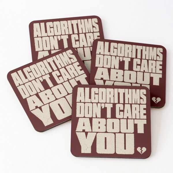Item preview, Algorithms Dont Care About You Radical Offline Streetwear Tee designed and sold by PhylonBoxx.