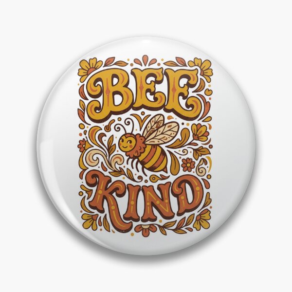 Item preview, Retro 70s Bee Kind Eco Friendly Honeybee Activism designed and sold by PictoVibe.