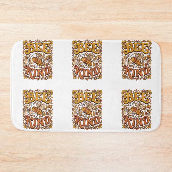 Item preview, Retro 70s Bee Kind Eco Friendly Honeybee Activism designed and sold by PictoVibe.