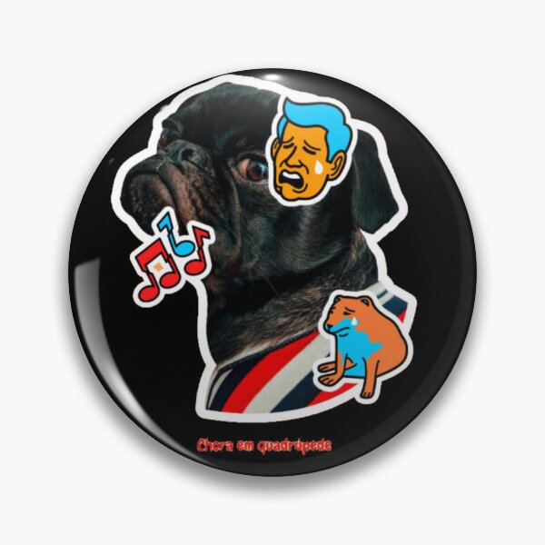 Item preview, Chora Em Quadruped Funny Pug Dog Meme Graphic designed and sold by GenZFashion000.