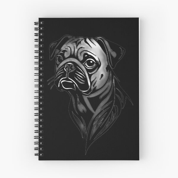 Item preview, Stylized Tribal Pug Dog Head designed and sold by UrbanPrts.