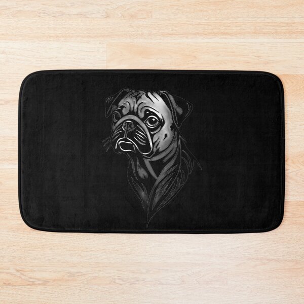 Item preview, Stylized Tribal Pug Dog Head designed and sold by UrbanPrts.