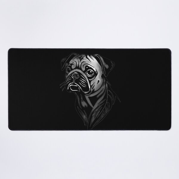 Item preview, Stylized Tribal Pug Dog Head designed and sold by UrbanPrts.