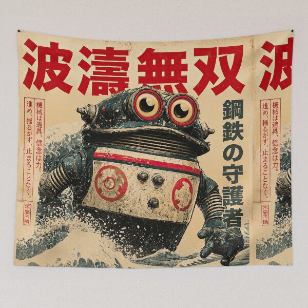 Item preview, Japanese Kaiju Mecha Retro Sci Fi Wave designed and sold by obstinator.