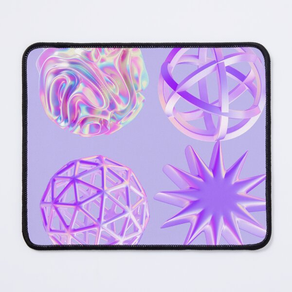 Item preview, Iridescent 3D Abstract Shapes | Modern Geometric Pack designed and sold by Rawafi Art Studio.