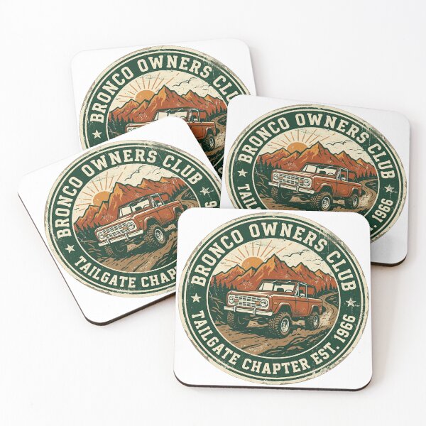 Item preview, Bronco Owners Club - Tailgate Chapter - Vintage 1966 designed and sold by youvebeenframed.shop.