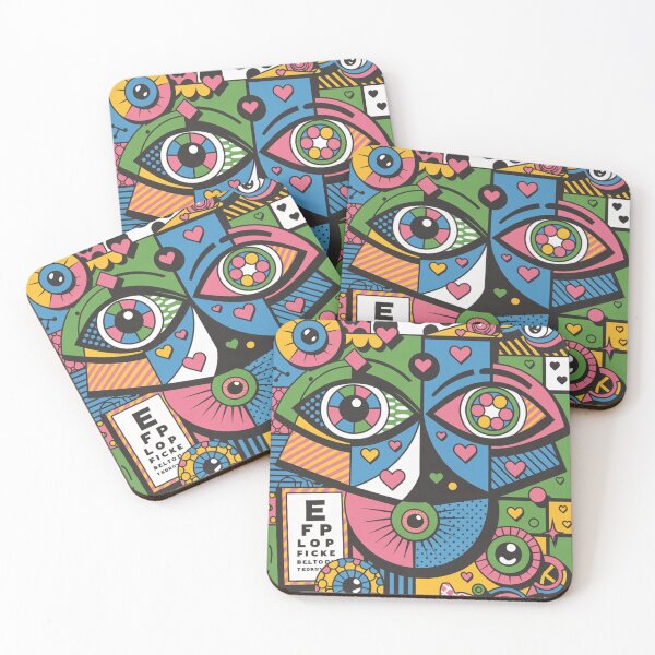 Item preview,  Colorful Abstract Ophthalmology Art,brafdesign  designed and sold by Brafdesign.