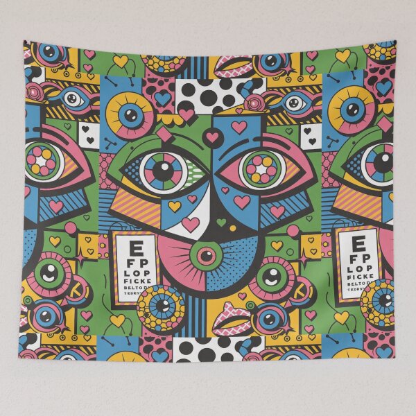 Item preview,  Colorful Abstract Ophthalmology Art,brafdesign  designed and sold by Brafdesign.
