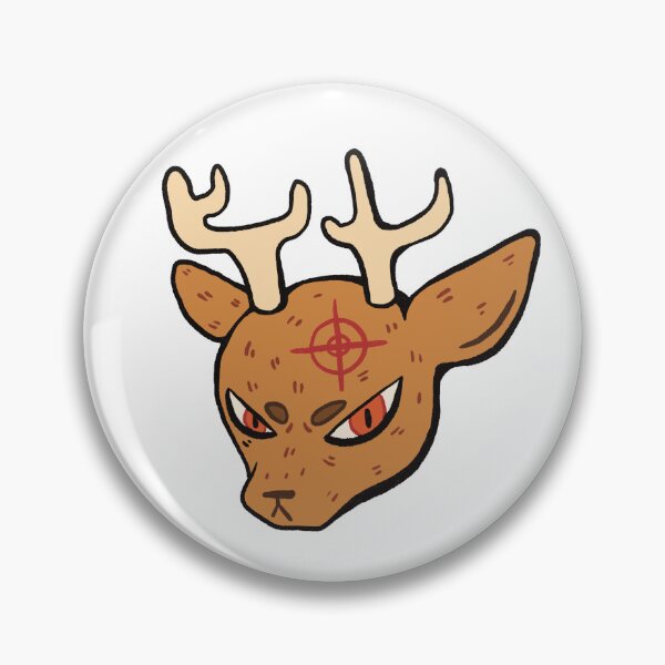 Item preview, Cute Angry Deer With Antlers designed and sold by Madeleine Sharp.