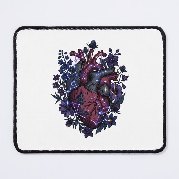 Item preview, Night Shift Vibes Floral Anatomical Heart Nurse Life designed and sold by PictoVibe.