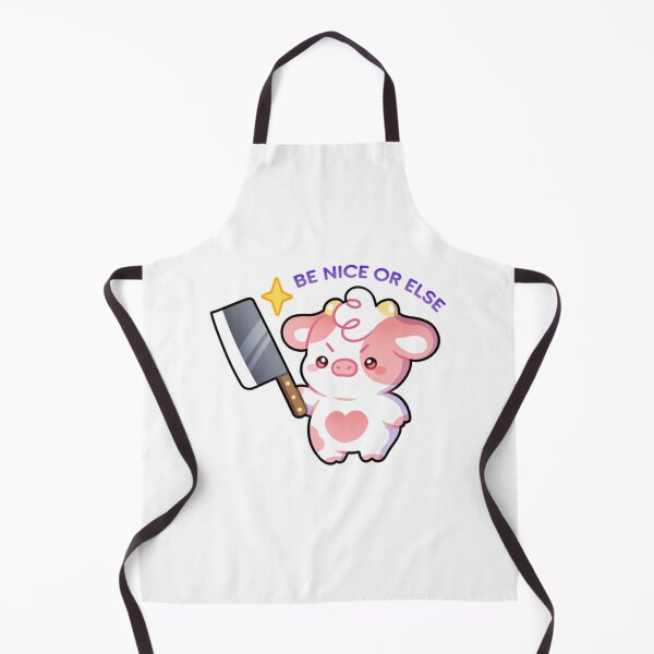 Item preview, Meadow Be Nice Or Else Funny Angry Cow designed and sold by mokopuniarts.