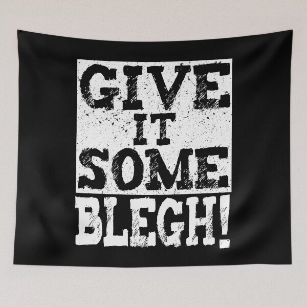 Item preview, Give It Some Blegh Funny Metalcore Fan Gift for Metalheads designed and sold by Say It With Ink.