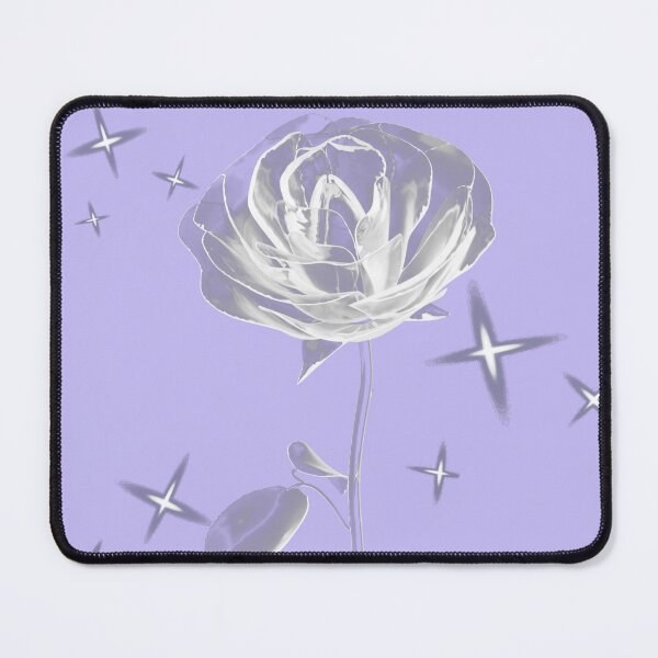 Item preview,  Silver Metallic Chrome Rose | Y2K Cyber Aesthetic designed and sold by Rawafi Art Studio.