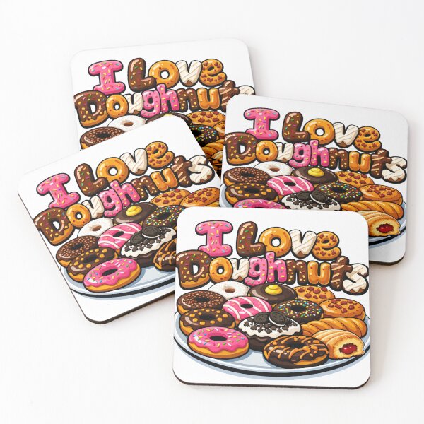 Item preview, I Love Doughnuts  designed and sold by Resilient Roots Customs Oakland.
