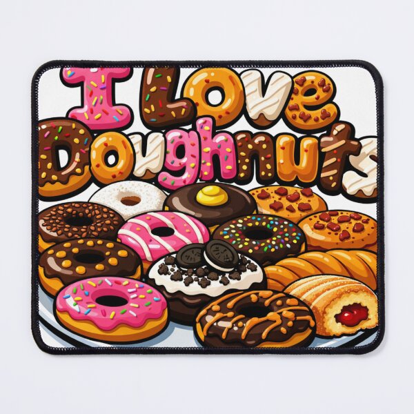 Item preview, I Love Doughnuts  designed and sold by Resilient Roots Customs Oakland.