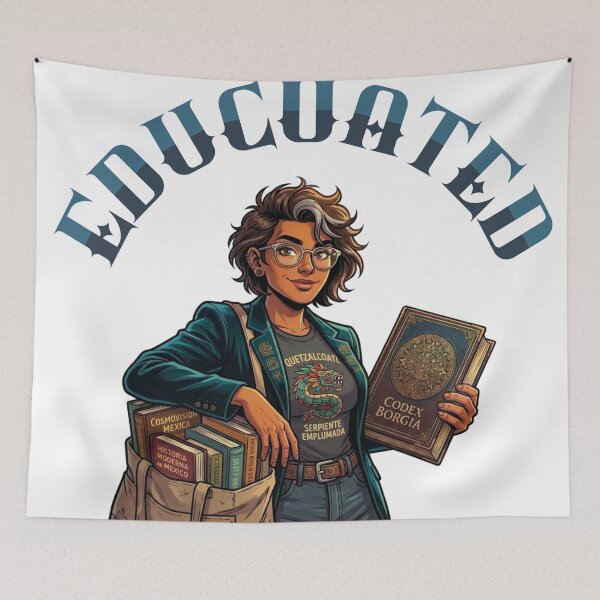 Item preview, Educated Latina, Student Book Lover  designed and sold by petalandarmour.