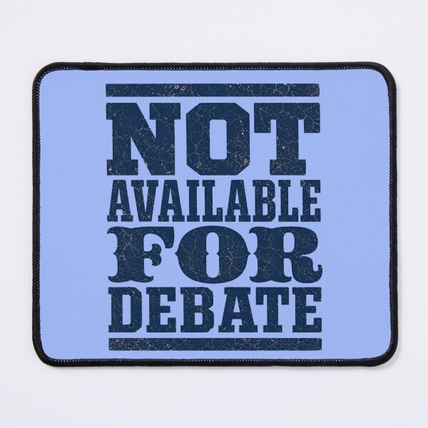 Item preview, Not Available For Debate Retro Boundary Streetwear Shirt designed and sold by PhylonBoxx.