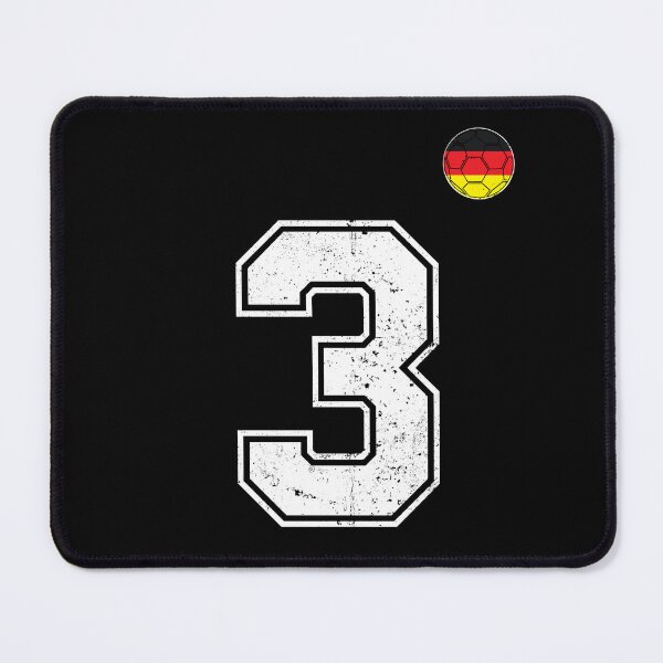 Item preview, Soccer player number 3 Germany Flag designed and sold by RoyesButler.