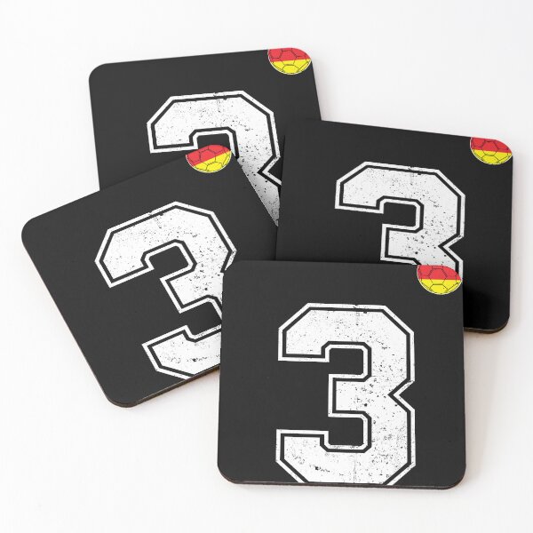 Item preview, Soccer player number 3 Germany Flag designed and sold by RoyesButler.