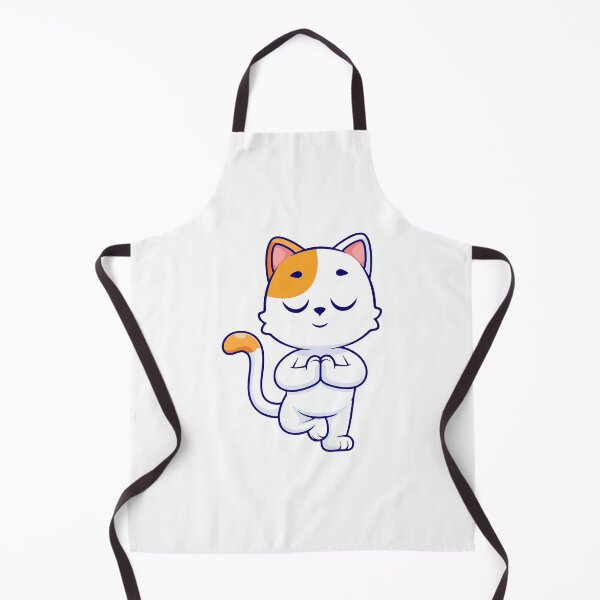 Item preview, Cute Yoga Cat Meditating Cartoon designed and sold by Klashnekoff.
