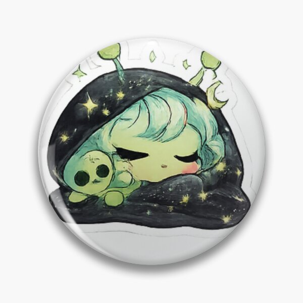 Item preview, Sleepy Alien Girl designed and sold by Shoppe-Maenad.