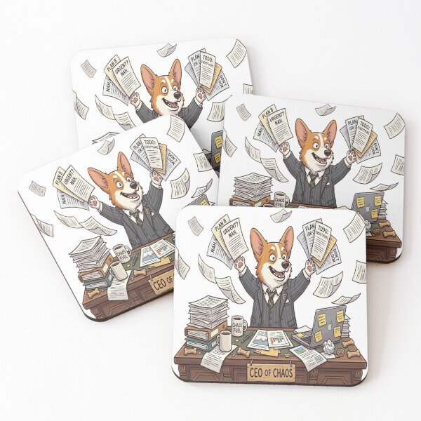 Item preview, Corgi CEO of Chaos | Funny Corgi Shirt designed and sold by ClaussShop.