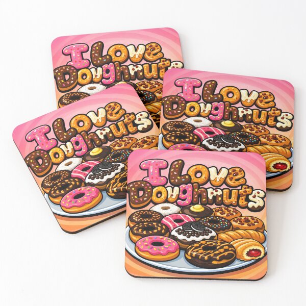 Item preview, I Love Doughnuts  designed and sold by Resilient Roots Customs Oakland.