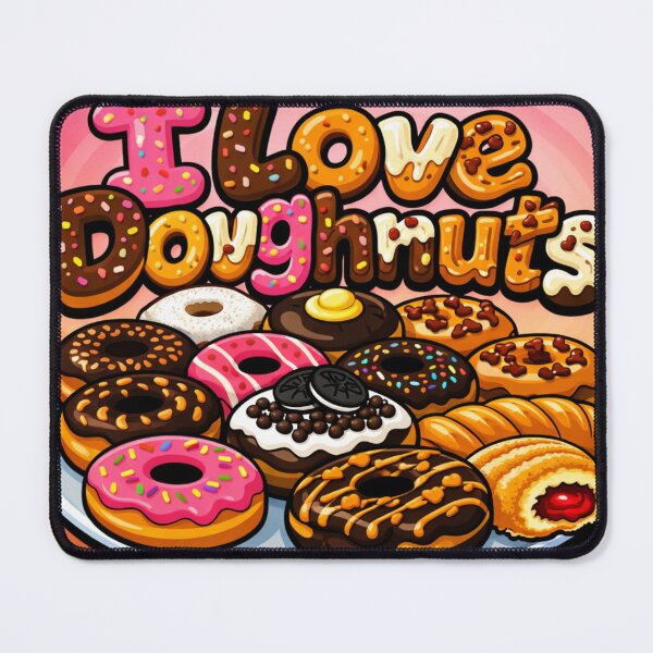 Item preview, I Love Doughnuts  designed and sold by Resilient Roots Customs Oakland.