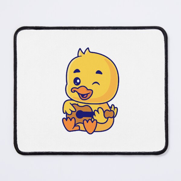 Item preview, Cute Little Duck Playing Guitar Cartoon designed and sold by Klashnekoff.