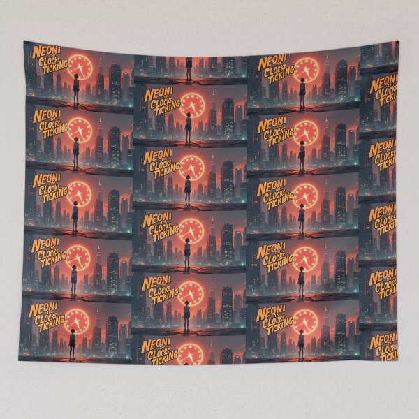 Item preview, K-NEONI -The Clocks Ticking designed and sold by crown-heights.