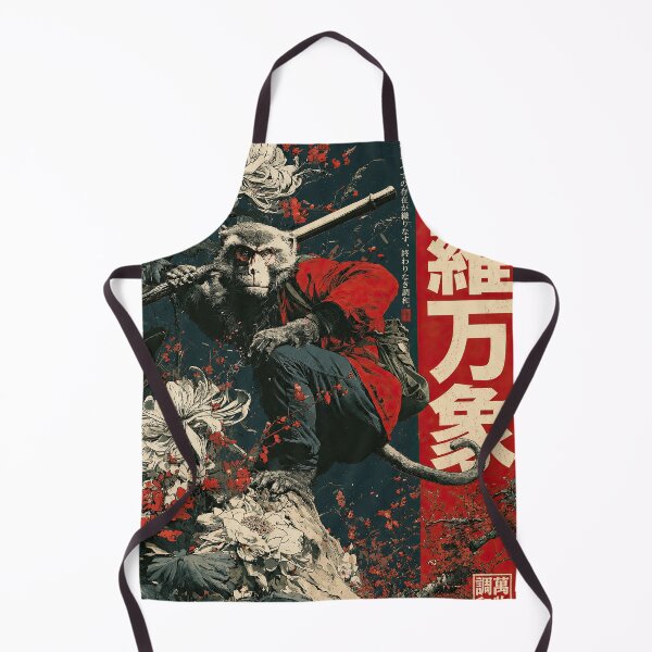 Item preview, Samurai Monkey Japanese Mythology Art designed and sold by obstinator.
