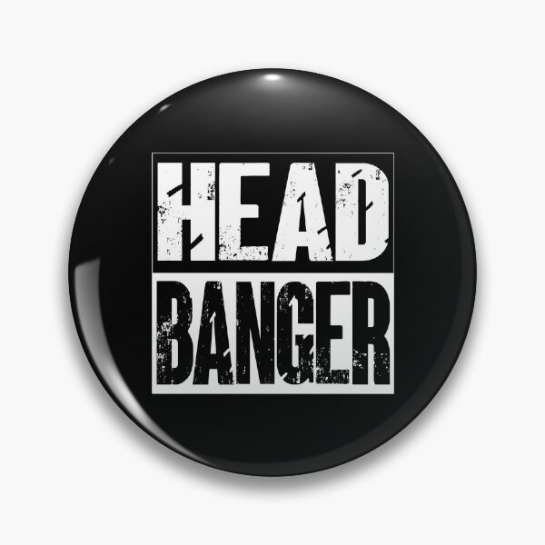 Item preview, Head Banger Heavy Metal Fan Gift for Metalheads designed and sold by Say It With Ink.