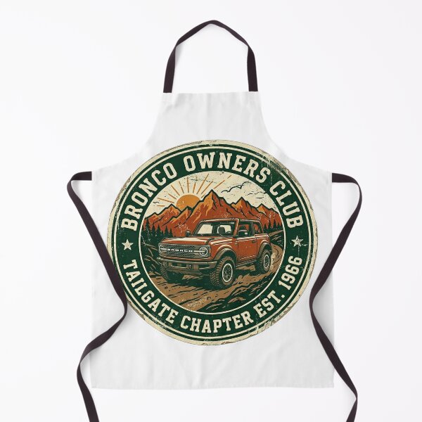 Item preview, Bronco Owners Club - Tailgate Chapter - Modern 2-door designed and sold by youvebeenframed.shop.