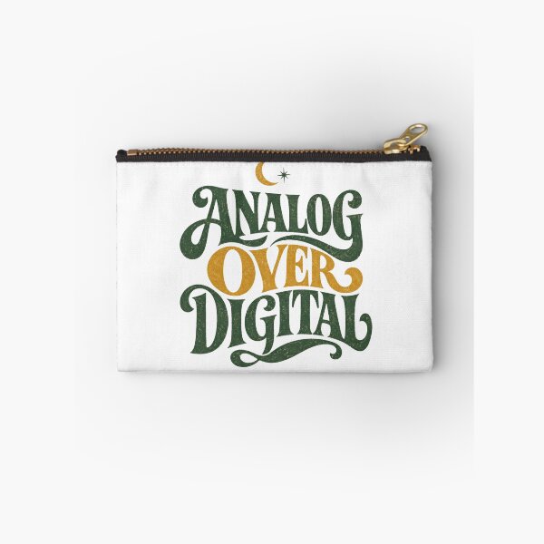 Item preview, Analog Over Digital Vintage 70s Counter Culture Shirt designed and sold by PhylonBoxx.