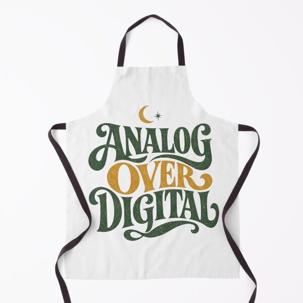 Item preview, Analog Over Digital Vintage 70s Counter Culture Shirt designed and sold by PhylonBoxx.