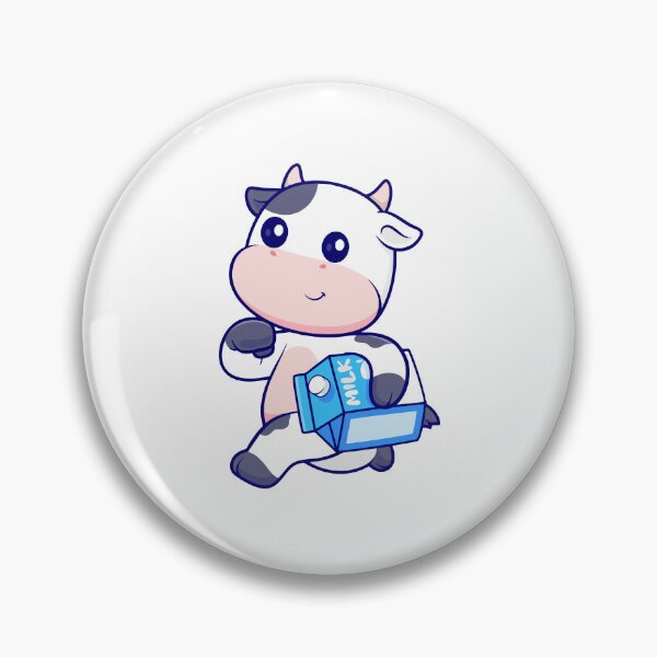 Item preview, Cute Cow Carrying Milk Carton Cartoon designed and sold by Klashnekoff.