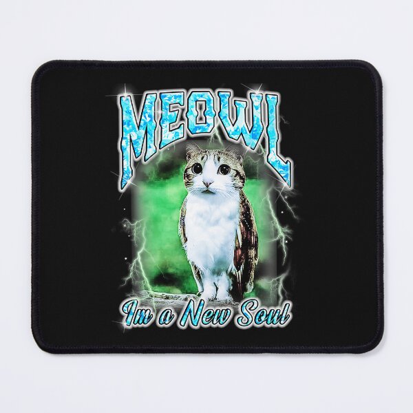 Item preview, Meowl Hybrid Cat Owl Weirdcore Lightning Graphic Animal designed and sold by Masonixem.