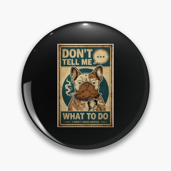 Item preview, Vintage Grumpy French Bulldog Poster With Rebel Attitude designed and sold by ferminhays.