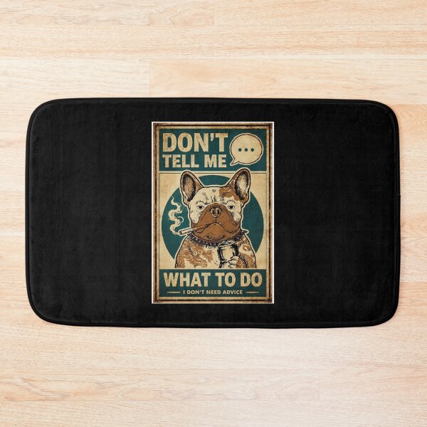 Item preview, Vintage Grumpy French Bulldog Poster With Rebel Attitude designed and sold by ferminhays.