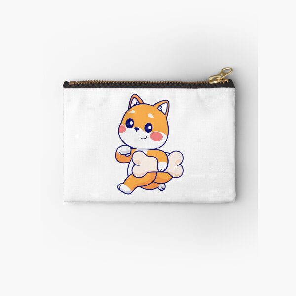 Item preview, Cute Shiba Inu Dog Carrying Big Bone Cartoon designed and sold by Klashnekoff.