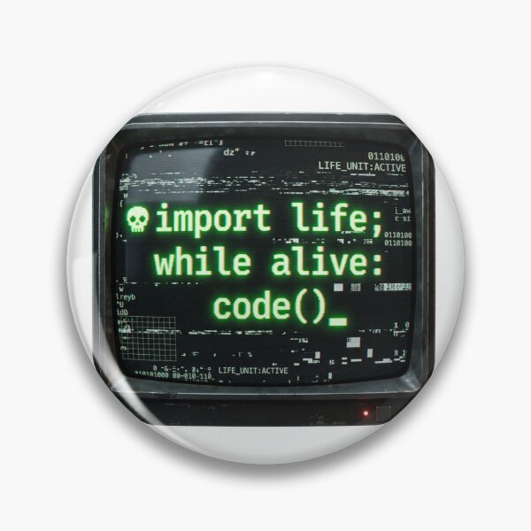 Item preview, Python Code Programmer Glitch Terminal Tech Humor designed and sold by PictoVibe.