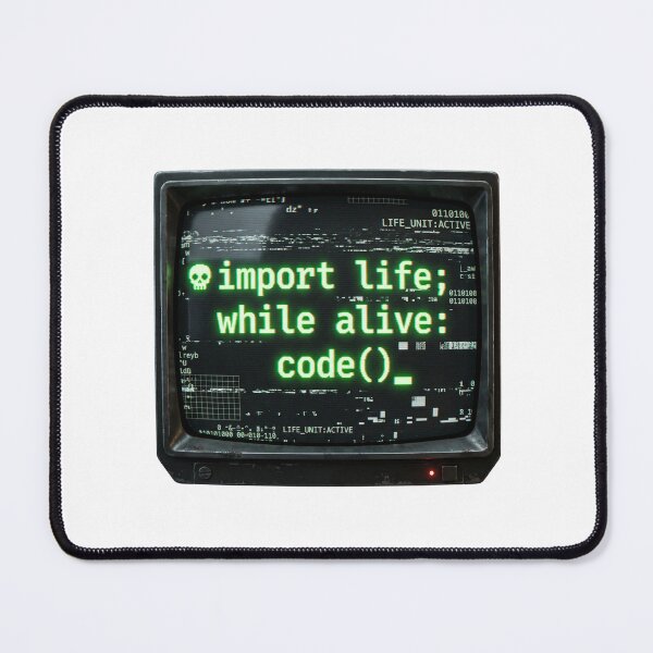 Item preview, Python Code Programmer Glitch Terminal Tech Humor designed and sold by PictoVibe.