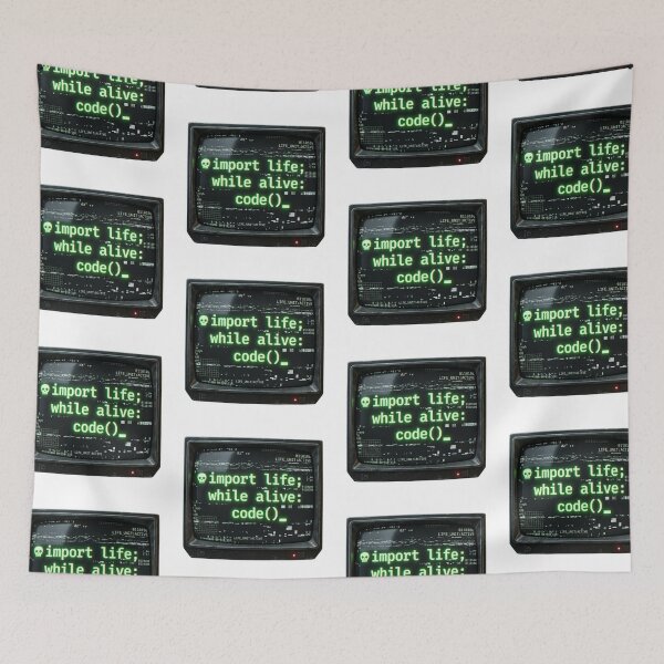 Item preview, Python Code Programmer Glitch Terminal Tech Humor designed and sold by PictoVibe.