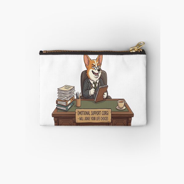 Item preview, Emotional Support Corgi designed and sold by ClaussShop.