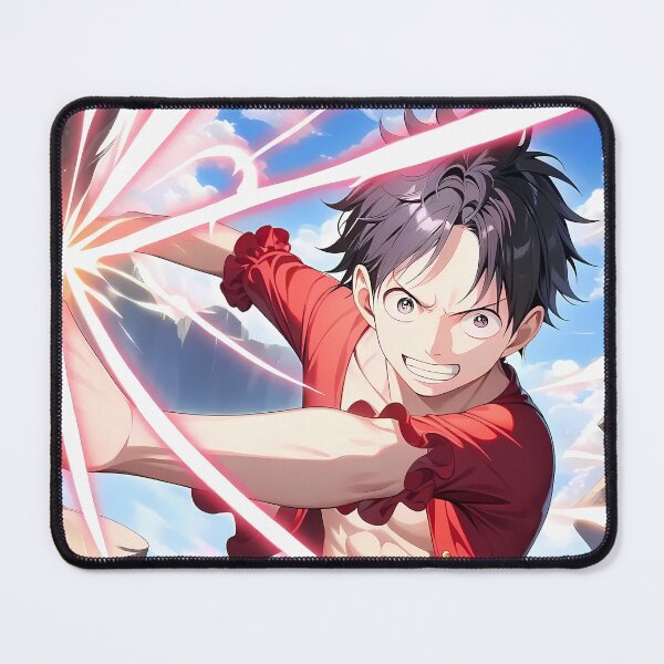 Item preview, Monkey D Luffy One Piece Red Power Action Strike designed and sold by justnickthings.