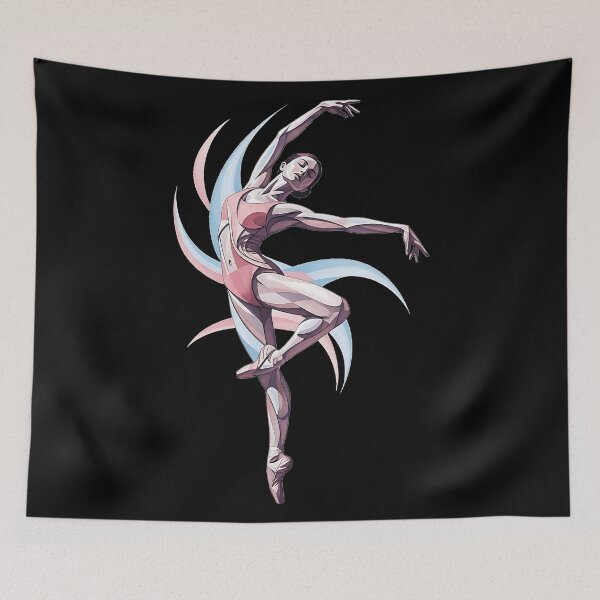 Item preview, Modern Ballerina Dance Illustration designed and sold by UrbanPrts.